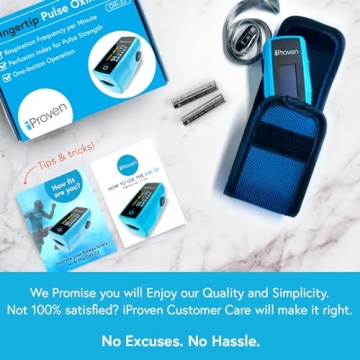 iProven Blood Oxygen Monitor - Accurate & Reliable Oximeter