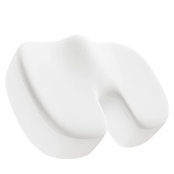 Seat Cushion, Chair Cushions, Seat Cushion for Office Chair, Memory Foam Coccyx Cushion for Tailbone Pain - Cushion for Office Chair Car Seat - Back Pain & Sciatica Relief