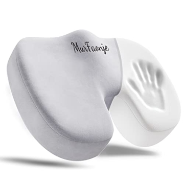 Seat Cushion, Chair Cushions, Seat Cushion for Office Chair, Memory Foam Coccyx Cushion for Tailbone Pain - Cushion for Office Chair Car Seat - Back Pain & Sciatica Relief