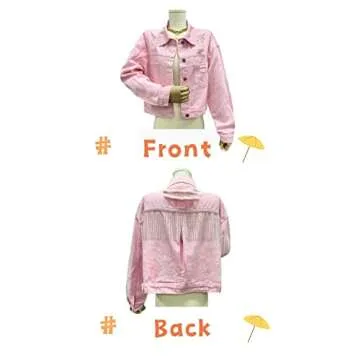 Trendy Rhinestone Fringe Denim Jacket for Women