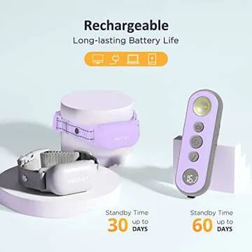 PATPET Shock Collar for Dogs 10-120lbs Waterproof 4000ft Rechargeable