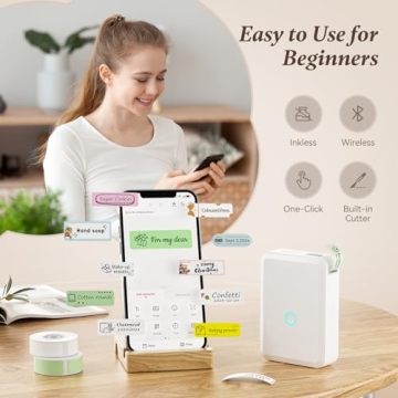 Compact NIIMBOT D110 Label Maker for Easy Organization