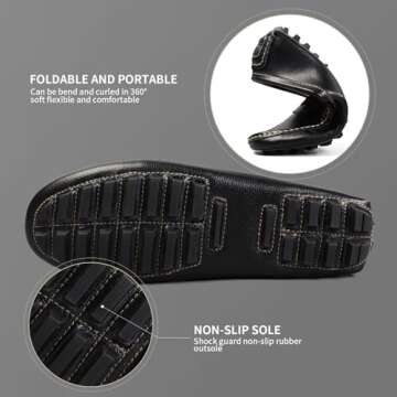 Artisure Women's Classic Leather Penny Loafers for Comfort