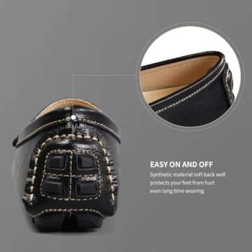 Artisure Women's Classic Leather Penny Loafers for Comfort