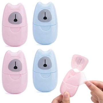 KISEER Mini Portable Soap Sheets for Travel & Camping