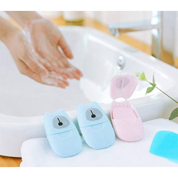 KISEER Mini Portable Soap Sheets for Travel & Camping