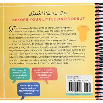 50 Things to Do Before You Deliver: The First Time Moms Pregnancy Guide[Jill Krause] - [Paperback]