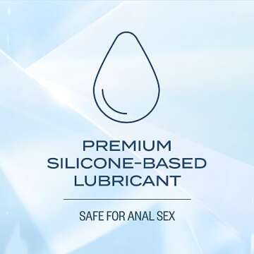 K-Y Silicone Lube True Feel 1.5 fl oz, Deluxe Personal Lubricant for Couples, Men, Women, Vaginal Moisturizer, Hormone & Paraben Free, Latex Condom Compatible