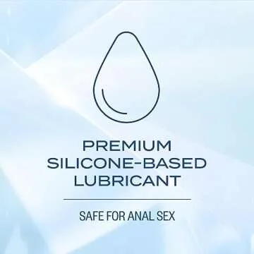 K-Y Silicone Lube True Feel 1.5 fl oz, Deluxe Personal Lubricant for Couples, Men, Women, Vaginal Moisturizer, Hormone & Paraben Free, Latex Condom Compatible