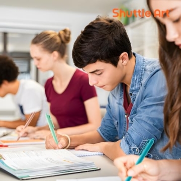 Shuttle Art Vibrant Gel Pens - 22 Colors for Creativity