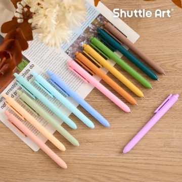 Shuttle Art Vibrant Gel Pens - 22 Colors for Creativity