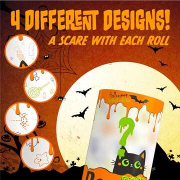 Renova Halloween Kitchen Paper Towel 1 Jumbo Roll 2-ply 120 Sheets - - Spider Napkins - Ghost Paper ...