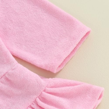 Girls Swim Cover Up Hooded Zip Up Terry Coverup 4-5 Years