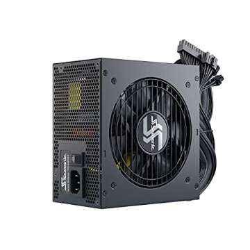 Seasonic Focus GM-550, 550W 80+ Gold, Semi-Modular, Fits All ATX Systems, Fan Control in Silent and ...