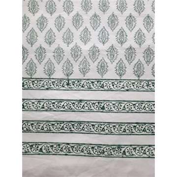 ABHOOH Hand Block Print Tablecloth for Every Occasion