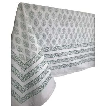 ABHOOH Hand Block Print Tablecloth for Every Occasion
