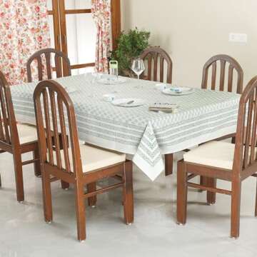 ABHOOH Hand Block Print Tablecloth for Every Occasion