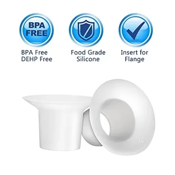 LOZAEVE 19mm Silicone Inserts for Medela & Spectra Pumps
