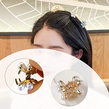 Cute 15 Pack Flower and Pearl Hair Accessories