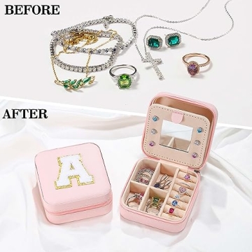Trendy Travel Jewelry Box for Girls Birthday Gift