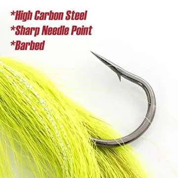 Dr. Fish Bucktail Jig for Saltwater Fishing Excellence