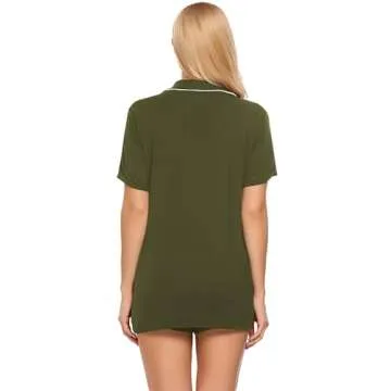 Ekouaer Soft Pajama Set for Women - Comfortable Lounge Wear