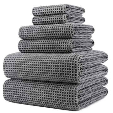 POLYTE Oversize Microfiber Bath Towel Set – Ultimate Quick Dry Comfort