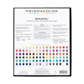 Prismacolor Premier NuPastel Firm Pastel Sticks, 96 Colors