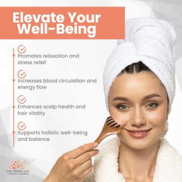 Aromatherapy Meridian Massage Comb for Holistic Care