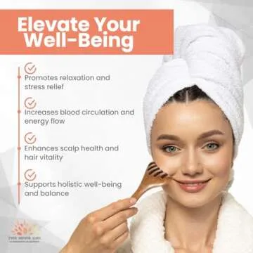 Aromatherapy Meridian Massage Comb for Holistic Care