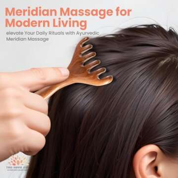 Aromatherapy Meridian Massage Comb for Holistic Care