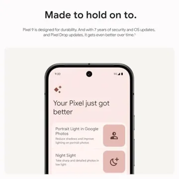 Google Pixel 9 Unlocked Smartphone with Gemini and 24-Hour Battery