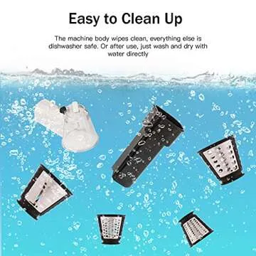 Electric Cheese Grater 4 in 1 Slicer Shredder for Home Kitchen