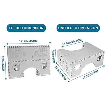 Foldable Toilet Stool for Healthy Bathroom Experience