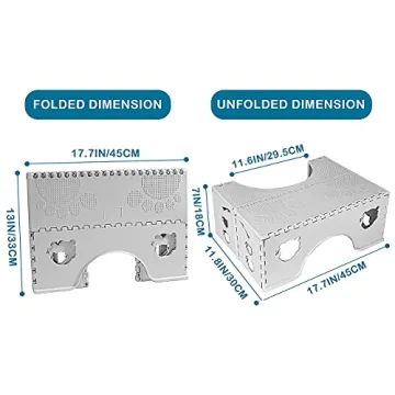 Foldable Toilet Stool for Healthy Bathroom Experience