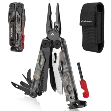 FLISSA Multitool 18 in 1 - Ultimate Camo Gear for Outdoor Adventures