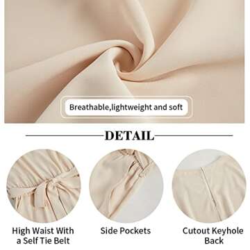 Stylish Women's Casual V Neck Rompers with Pockets