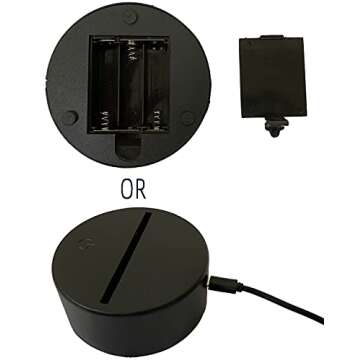 CLORURBANLIVE 3D Baseball Night Light for All Ages