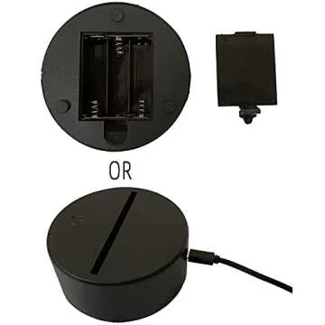 CLORURBANLIVE 3D Baseball Night Light for All Ages