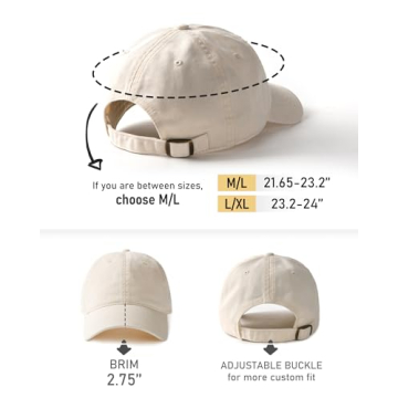 FURTALK Vintage Distressed Washed Baseball Cap for All