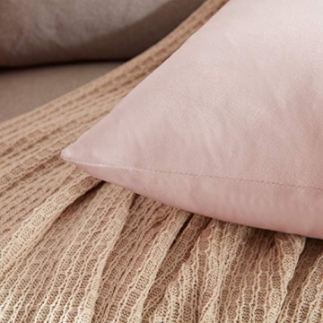 WAYIMPRESS Soft Velvet Pillow Covers, Pack of 2
