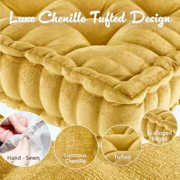 Intelligent Design Azza Floor Pillow for Meditation and Yoga