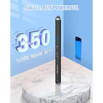 Upgraded Dual Arc USB Electric Lighter for Candle Use