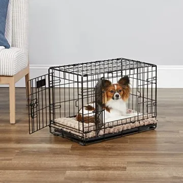 MidWest iCrate Dog Crate with Divider, Leak-Proof Pan
