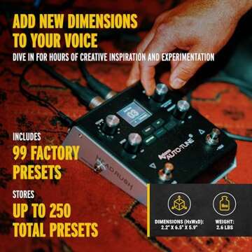 HeadRush VX5 Vocal Effects Pedal with Antares AutoTune