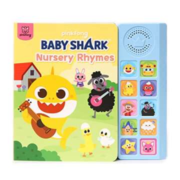 Pinkfong Baby Shark 10 Button Sound Book Collection | Learning & Education Toys | Interactive Baby Books for Toddlers 1-3 | Gifts for Boys & Girls