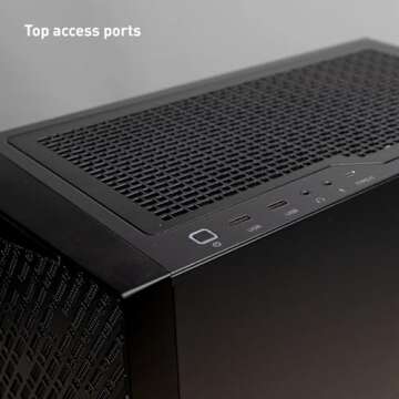 iBUYPOWER SlateMesh Gaming PC Computer Desktop SlateMeshA5N4601 (AMD Ryzen 5 7600, RTX 4060 8GB, 16GB DDR5 5200 Mhz, 500GB NVMe SSD, Windows 11 Home)