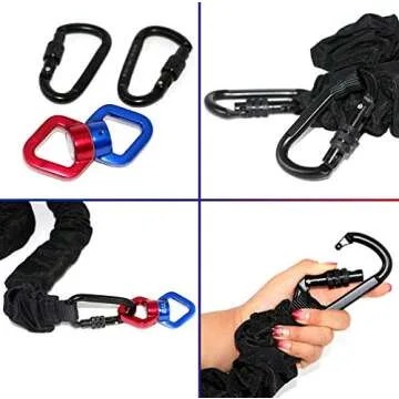 DASKING Heavy Yoga Bungee Resistance Belt for Home Gym