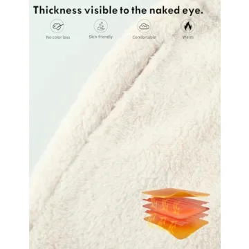 Gihuo Women's Fluffy Fleece Pajamas Set - Warm & Cozy