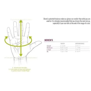 Bionic Women's ReliefGrip Gardening Premium Leather Gloves (Medium)